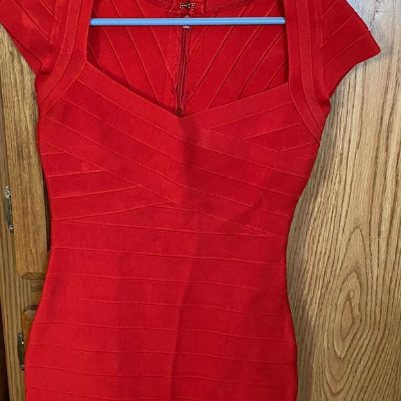 Red sexy bandage dress - Picture 1 of 3